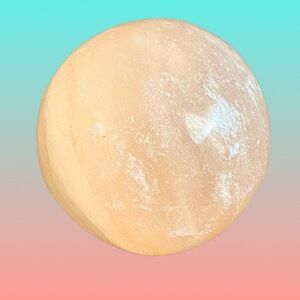 Peach Selenite Sphere Crystal